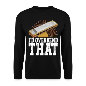 Harmonica Harmonica - Unisex Sweatshirt - black - Front - Alina (178cm) & Michal (187cm)