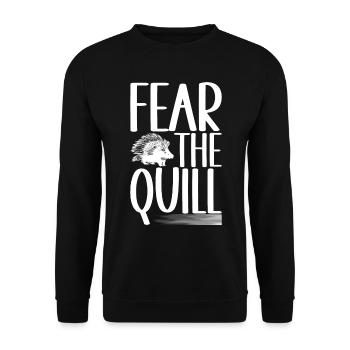 Porc-épic mignon - Sweat-shirt Unisexe - noir - Devant - Alina (178cm) & Michal (187cm)