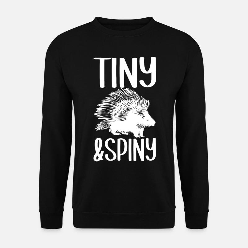 Porc-épic mignon - Sweat-shirt Unisexe - noir