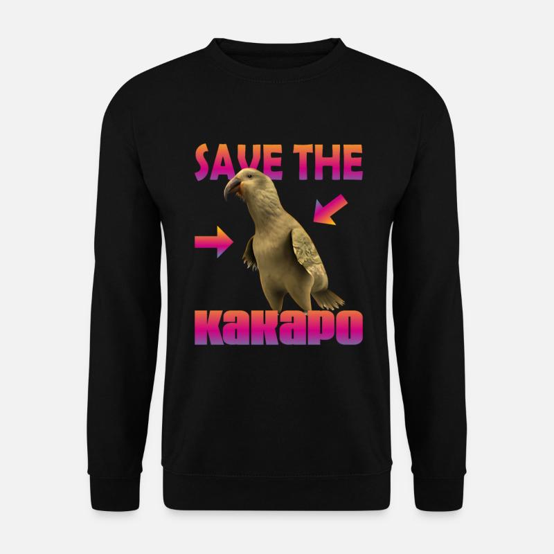 Save the Kakapo - Unisex Sweatshirt - black