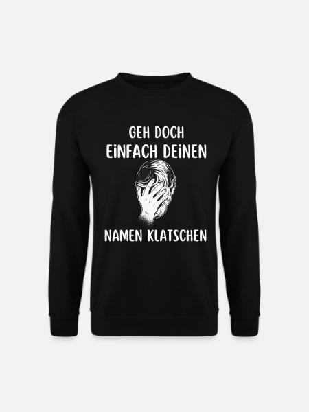 Sarkastischer Spruch Ironie für Alltag und Arbeit - Unisex Pullover - Schwarz