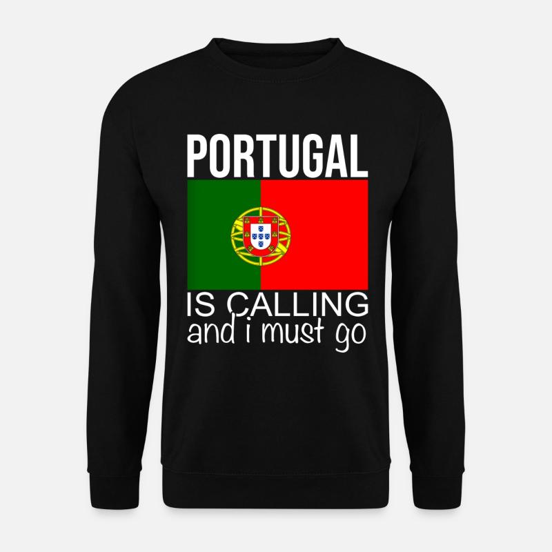 Portugal Spruch - Unisex Pullover - Schwarz