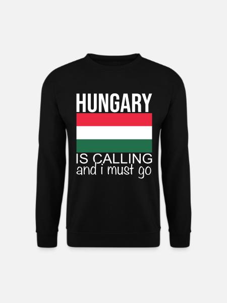 Hungary Saying - Unisex Sweatshirt - black