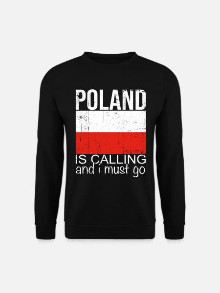 Poland Saying - Unisex Sweatshirt - black