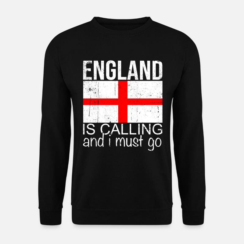 England Spruch - Unisex Pullover - Schwarz