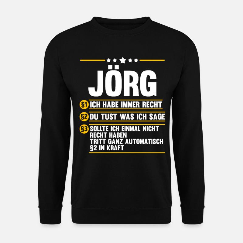 Jorg - Unisex Pullover - Schwarz