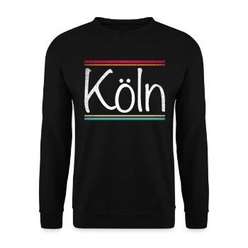Cologne - Sweat-shirt Unisexe - noir - Devant - Alina (178cm) & Michal (187cm)