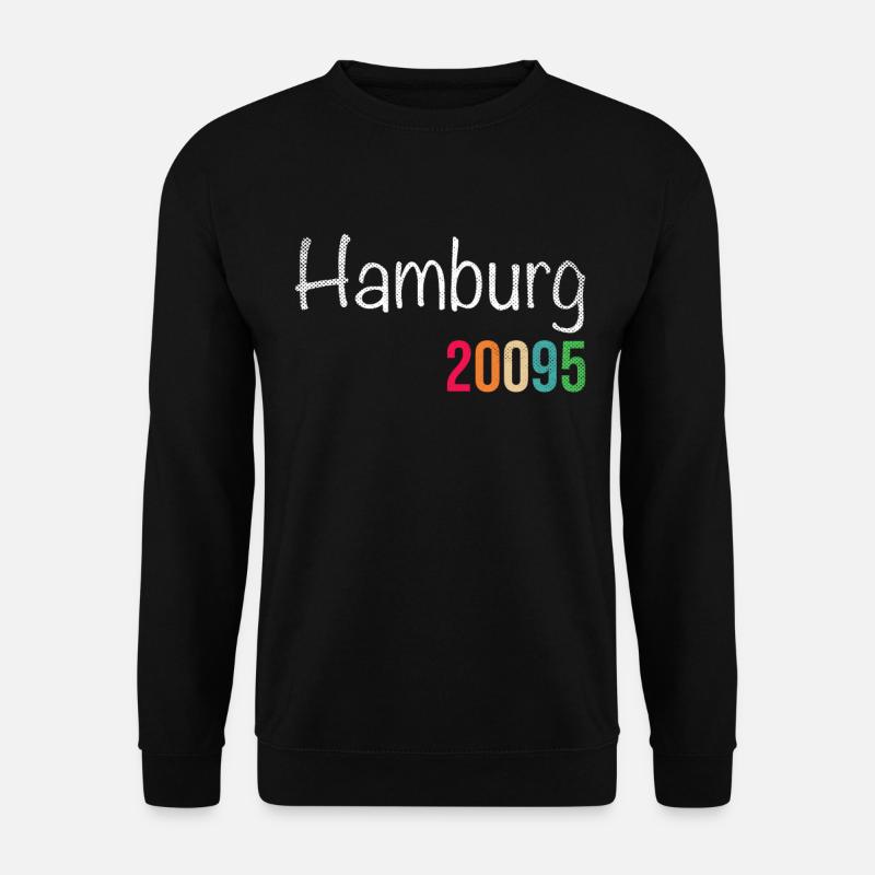 Hamburg - Unisex Pullover - Schwarz