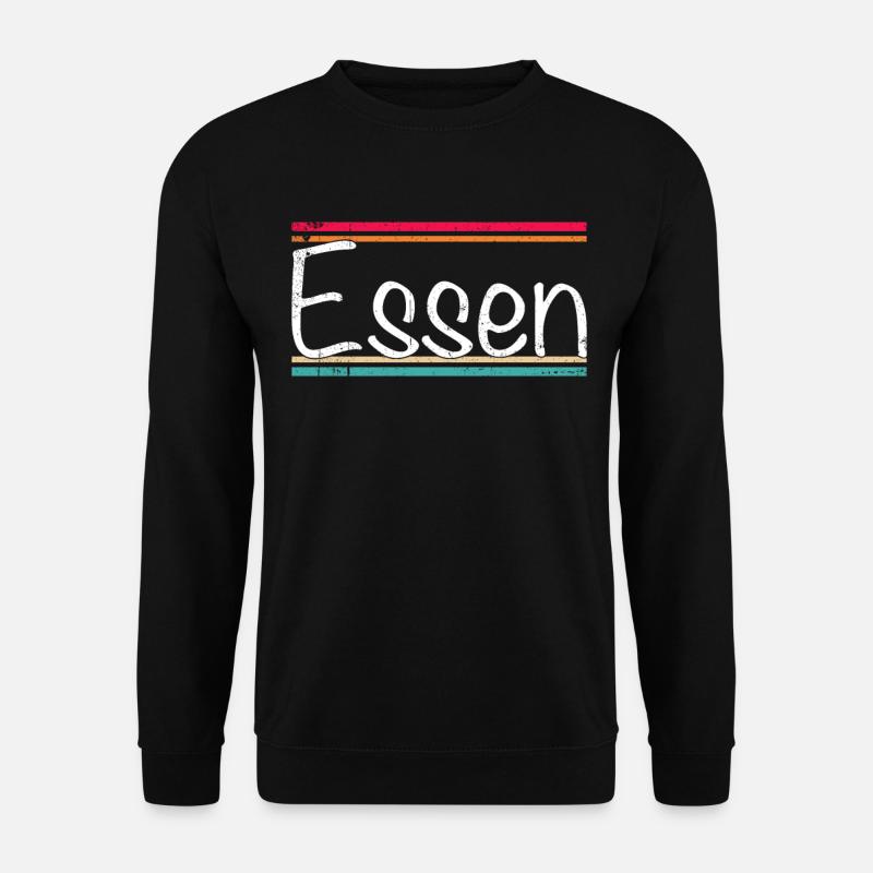 Essen - Unisex Pullover - Schwarz