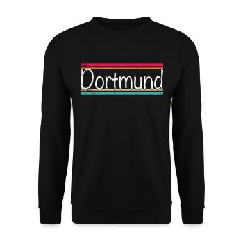 Dortmund - Sweat-shirt Unisexe - noir - Devant - Alina (178cm) & Michal (187cm)