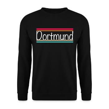 Dortmund - Sweat-shirt Unisexe - noir - Devant - Alina (178cm) & Michal (187cm)