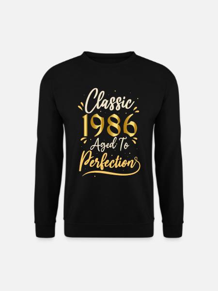 Anniversaire 1986 cadeau 1986 Classic 1986 - Sweat-shirt Unisexe - noir
