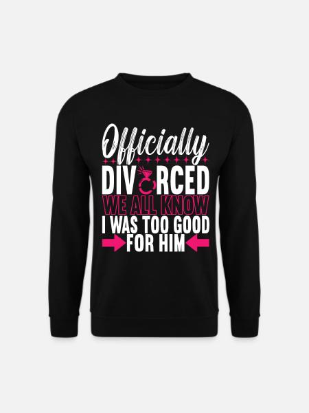 Divorce Divorced - Unisex Sweatshirt - black