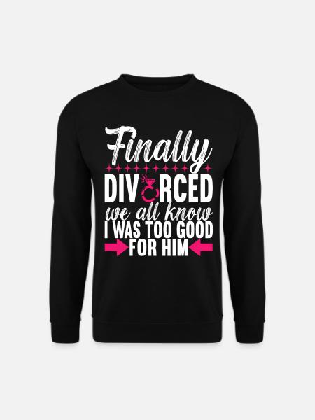 Divorce Divorced - Unisex Sweatshirt - black
