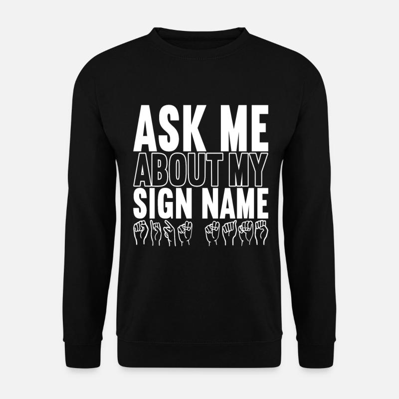 Sourds sourds muets sourds - Sweat-shirt Unisexe - noir
