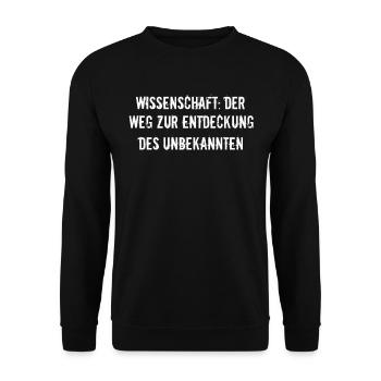 Wissenschaft - Wissenschaft: Der Weg zur - Unisex Pullover - Schwarz - Vorne - Alina (178cm) & Michal (187cm)