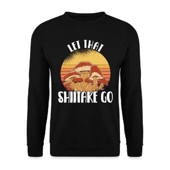 Cueilleur de champignons Chasseurs de champignons Amateurs de champignons Champignons Ferme de champignons - Sweat-shirt Unisexe - noir - Devant - Alina (178cm) & Michal (187cm)