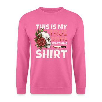 True Crime Junkie - Unisex Sweatshirt - pink - Front