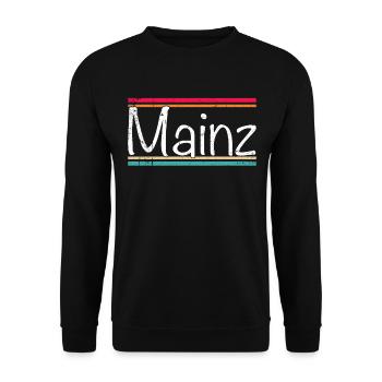 Mainz - Unisex Pullover - Schwarz - Vorne - Alina (178cm) & Michal (187cm)