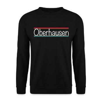 Oberhausen - Unisex Pullover - Schwarz - Vorne - Alina (178cm) & Michal (187cm)