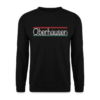 Oberhausen - Unisex Pullover - Schwarz - Vorne - Alina (178cm) & Michal (187cm)