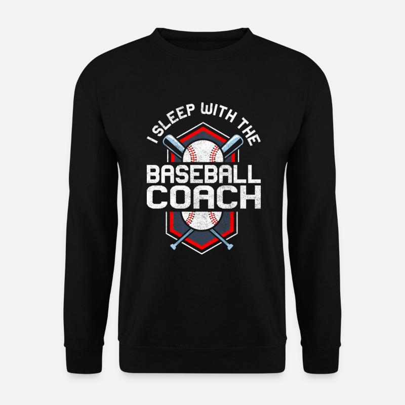 Baseball-Trainerin Ehefrau Berufstätige Mutter - Unisex Pullover - Schwarz