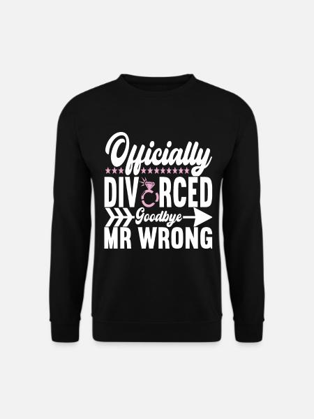 Divorce Divorced - Unisex Sweatshirt - black