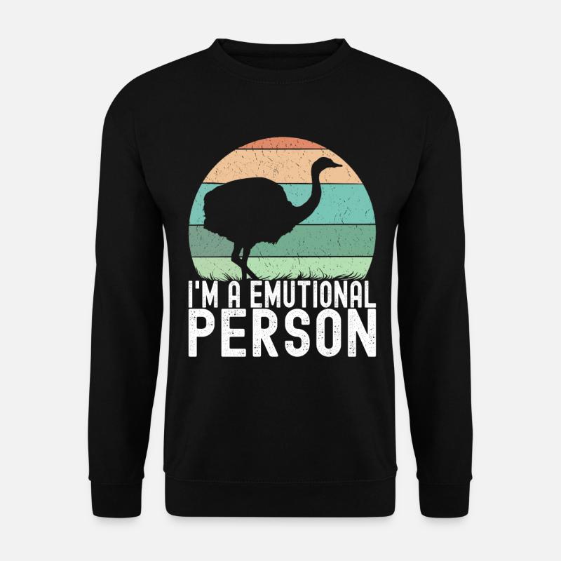 Emu Strauss - Unisex Sweatshirt - black