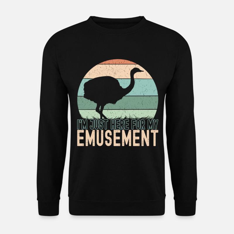 Emu Strauss - Unisex Sweatshirt - black