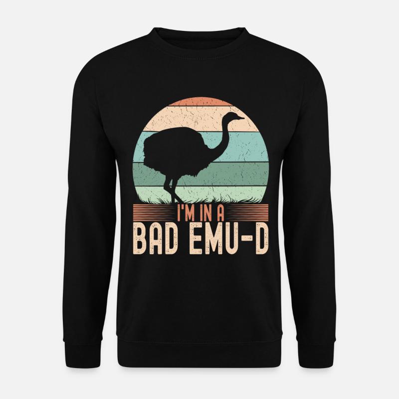 Emu Strauss - Unisex Sweatshirt - black