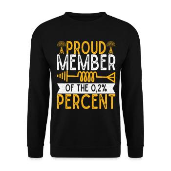Ham Radio Ham Radio Operator - Unisex Sweatshirt - black - Front - Alina (178cm) & Michal (187cm)