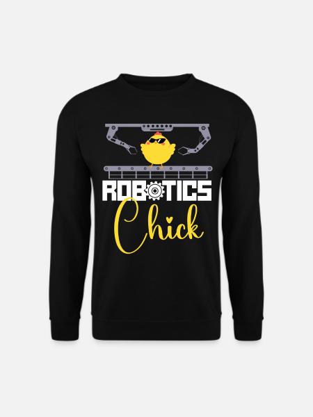 Robot Robotics Engineer Cool - Unisex Sweatshirt - black