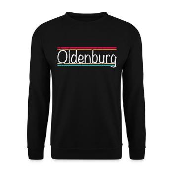 Oldenburg - Unisex Sweatshirt - black - Front - Alina (178cm) & Michal (187cm)