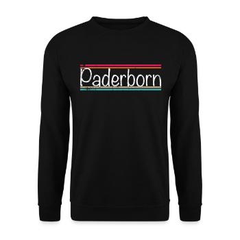 Paderborn - Sweat-shirt Unisexe - noir - Devant - Alina (178cm) & Michal (187cm)