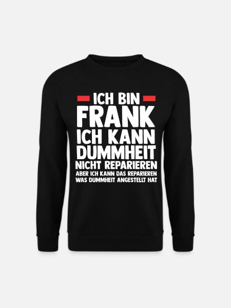 Frank - Unisex Pullover - Schwarz