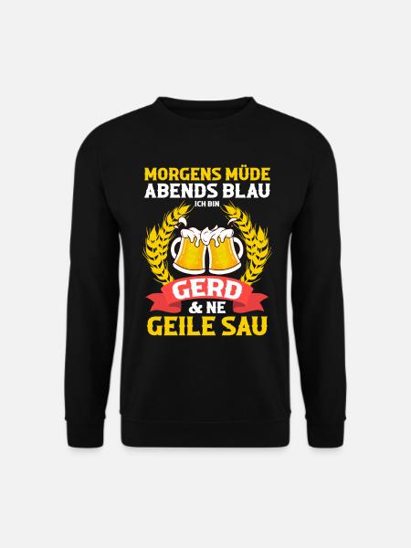 Gerd - Unisex Pullover - Schwarz