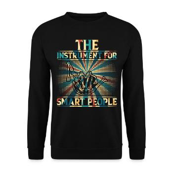 L’instrument pour les personnes intelligentes - Bagpipe Instrume - Sweat-shirt Unisexe - noir - Devant - Alina (178cm) & Michal (187cm)