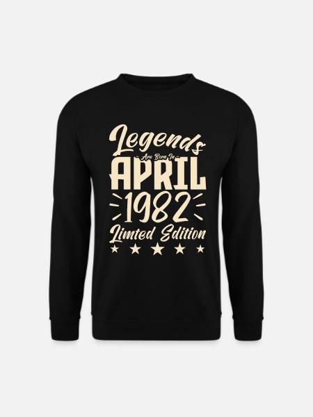 1982 births Birthday gift 1982 - Unisex Sweatshirt - black
