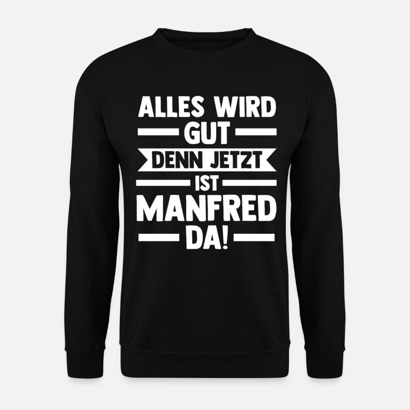 Manfred - Unisex Pullover - Schwarz