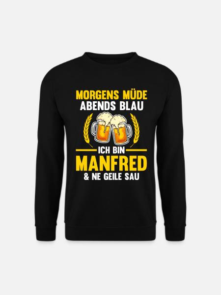 Manfred - Unisex Pullover - Schwarz