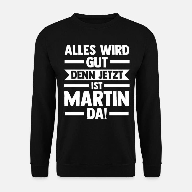 Martin - Unisex Pullover - Schwarz