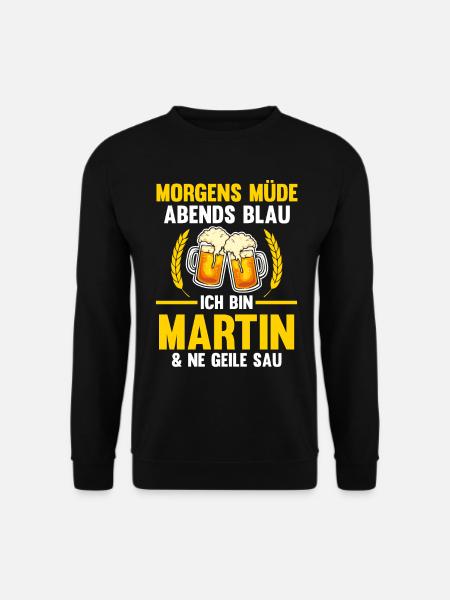 Martin - Unisex Pullover - Schwarz