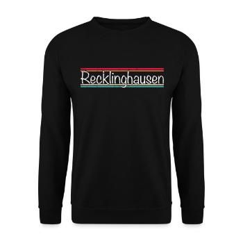 Recklinghausen - Unisex Pullover - Schwarz - Vorne - Alina (178cm) & Michal (187cm)