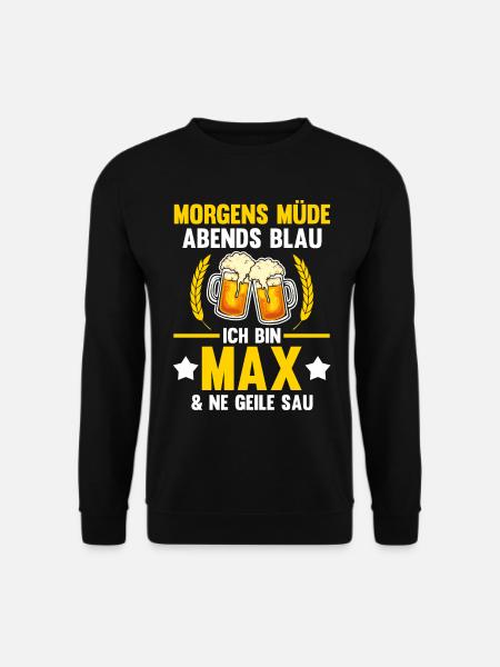 Max - Unisex Pullover - Schwarz
