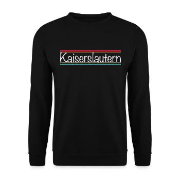 Kaiserslautern - Unisex Sweatshirt - black - Front - Alina (178cm) & Michal (187cm)
