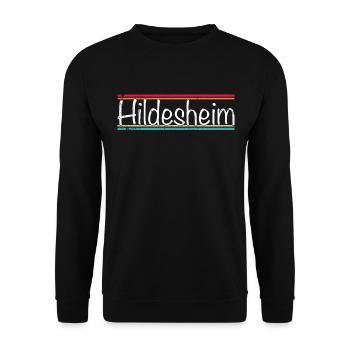 Hildesheim - Sweat-shirt Unisexe - noir - Devant - Alina (178cm) & Michal (187cm)