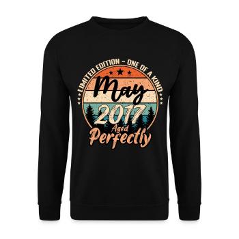 May 2017 anniversary 2017 legends May - Unisex Sweatshirt - black - Front - Alina (178cm) & Michal (187cm)