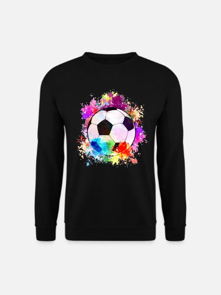 Tshirt Football Hommes Femmes Football Football - Sweat-shirt Unisexe - noir