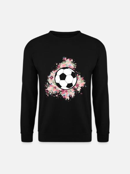 Fußball Tshirt Herren Damen Soccer Football - Unisex Pullover - Schwarz