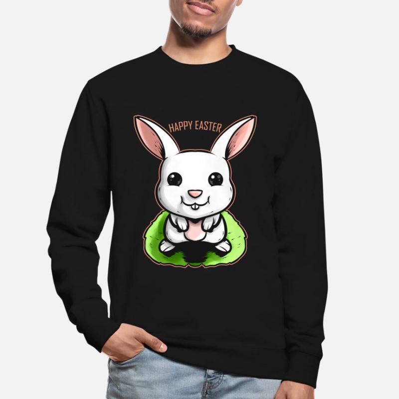 Happy Easter Rabbit On Easter Unisex Sweatshirt